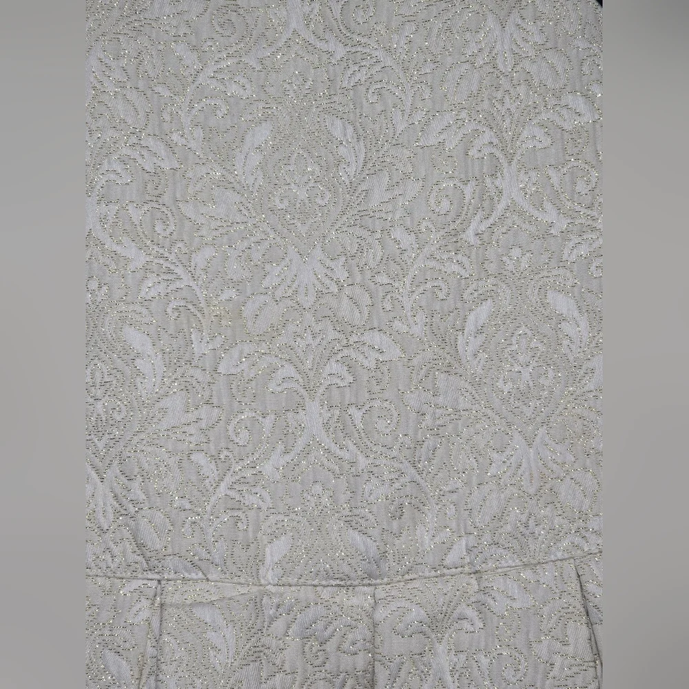 The Children's Place Cream and Black Jacquard Fit & Flare Formal Dress‎ Size 10
